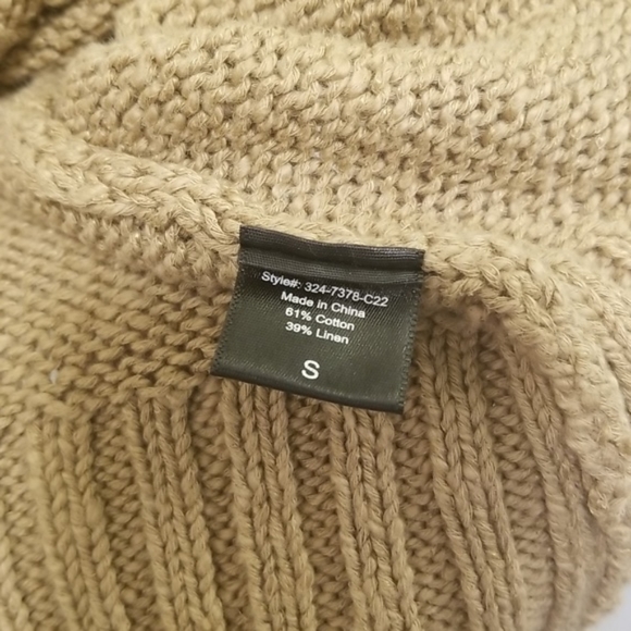 Jenni Kayne Cruise Cocoon Crewneck Sweater Safari Tan Small/Med Oversized! EUC! - Picture 8 of 12